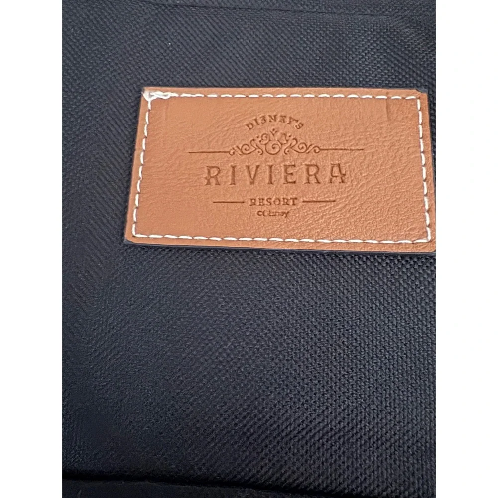 Disney Riviera Resort Black Insulated Cooler Tote Bag Detachable Strap NWT